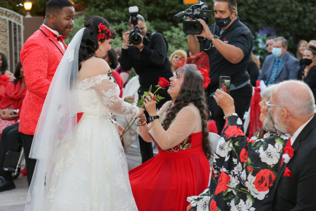 Getting married in outlet a red dress