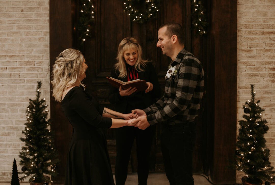 Christmas Elopement on Offbeat Wed 7 1 alternative wedding ideas from Offbeat Wed (formerly Offbeat Bride)