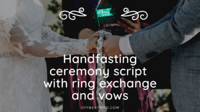 Handfasting ceremony script with ring exchange and vows on offbeat wed - Handfasting ceremony script with ring exchange and vows Handfasting ceremony script with ring exchange and vows on offbeat wed