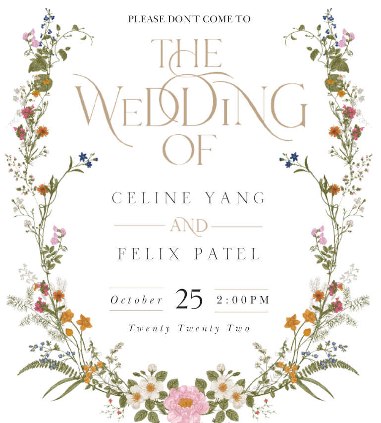 10 blunt-but-loving ways to tell people they’re not invited to your wedding