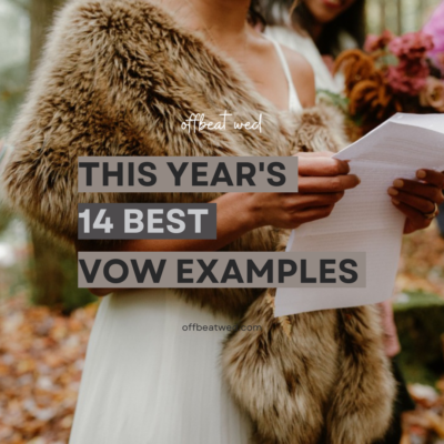 best vow examples