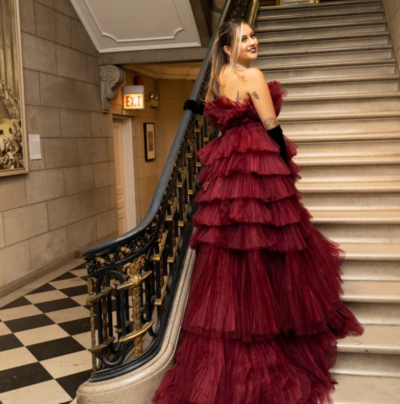 Gorgeous Tiered Tulle Wedding Dress (in sizes 2-26)