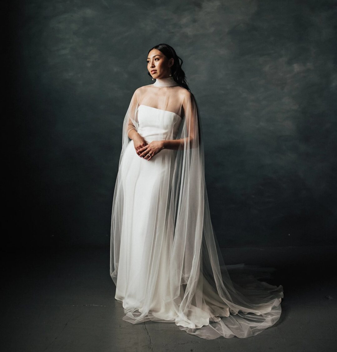 Tulle Bridal Cape // Lyra Cape