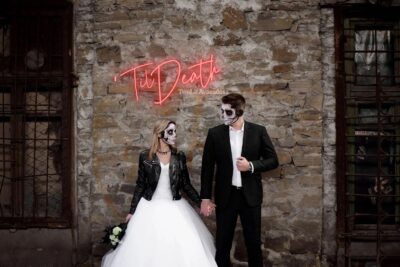 ‘Til Death neon wedding sign