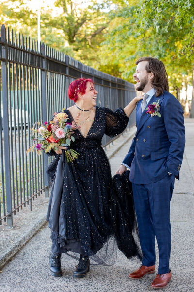 Michael Sami Brooklyn Microwed 7 - Big love in Brooklyn at a botanical garden micro wedding Michael Sami Brooklyn Microwed 7