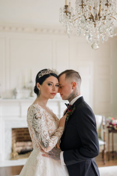 christine david southern gothic 41 - A Southern Gothic wedding with black nails and neck tattoos christine david southern gothic 41