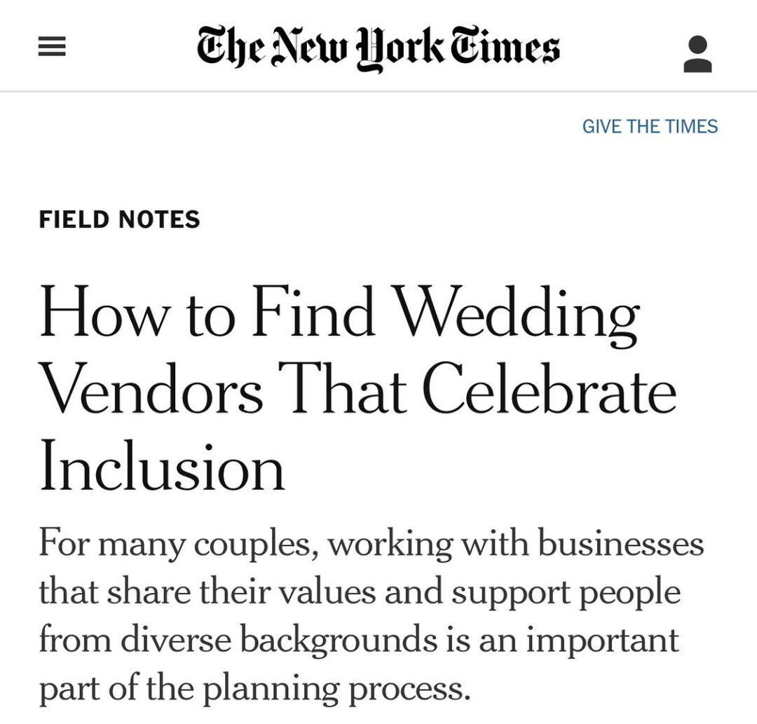 How to Find Inclusive Wedding Vendors - The New York Times