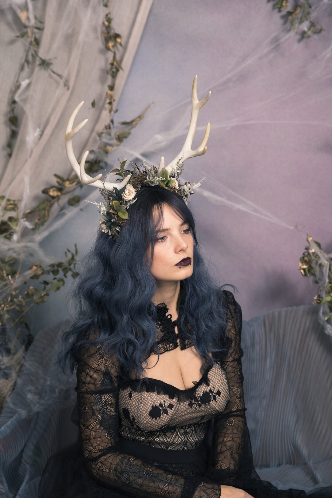 pagan wedding accessory antlers