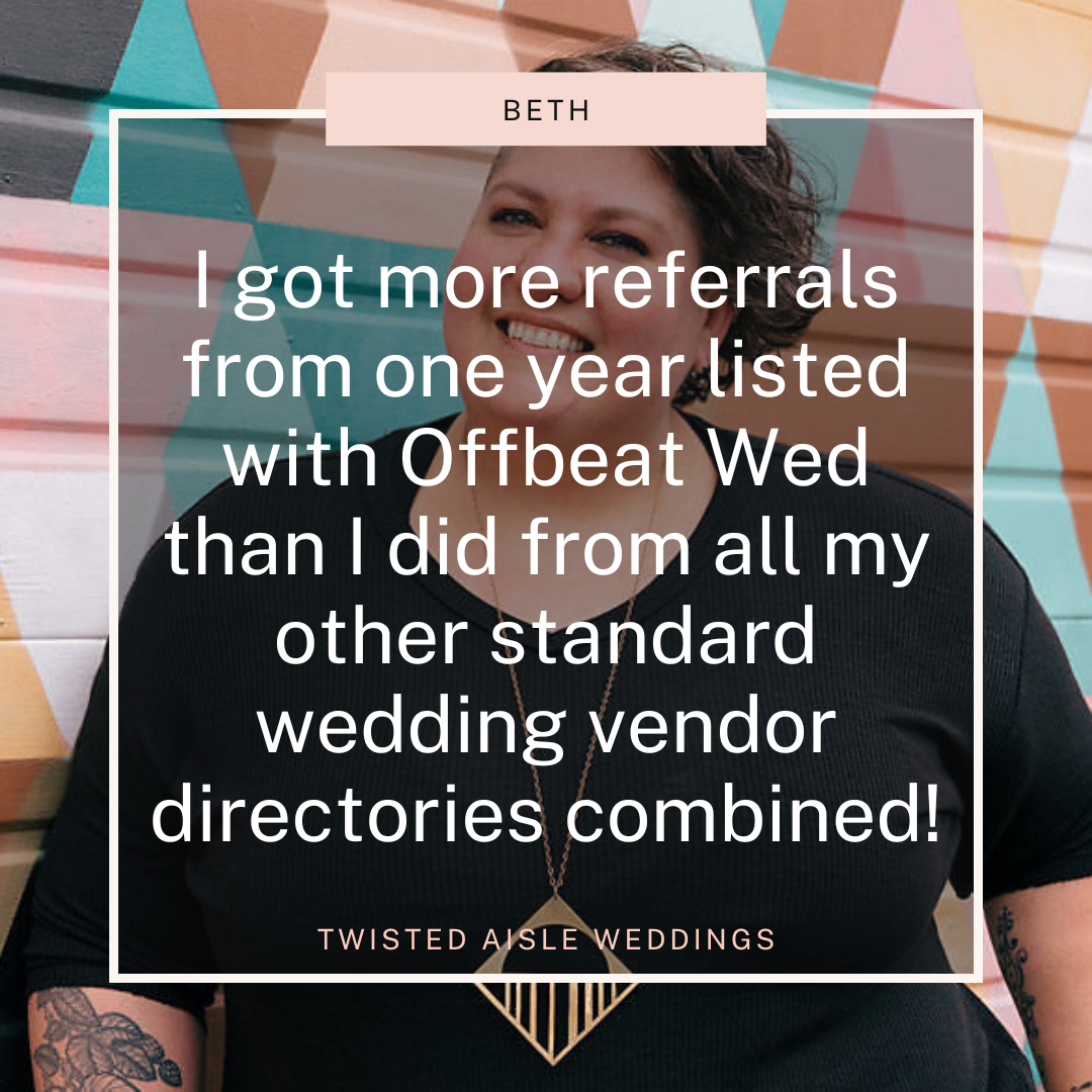 Offbeat Wed Vendor Listing Testimonial