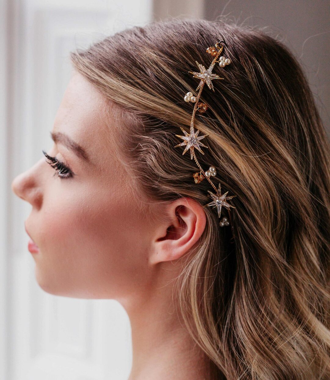Wedding Headpiece With Stars