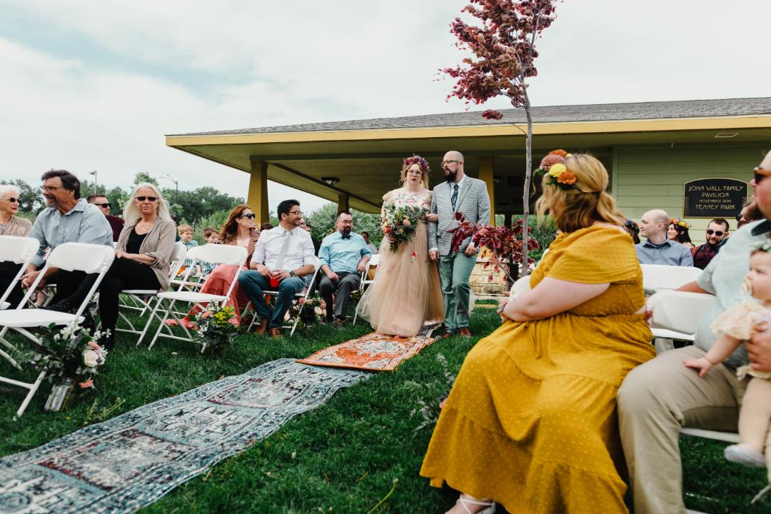 colorful DIY outdoor wedding Dutcher Photography5 alternative wedding ideas from Offbeat Wed (formerly Offbeat Bride)