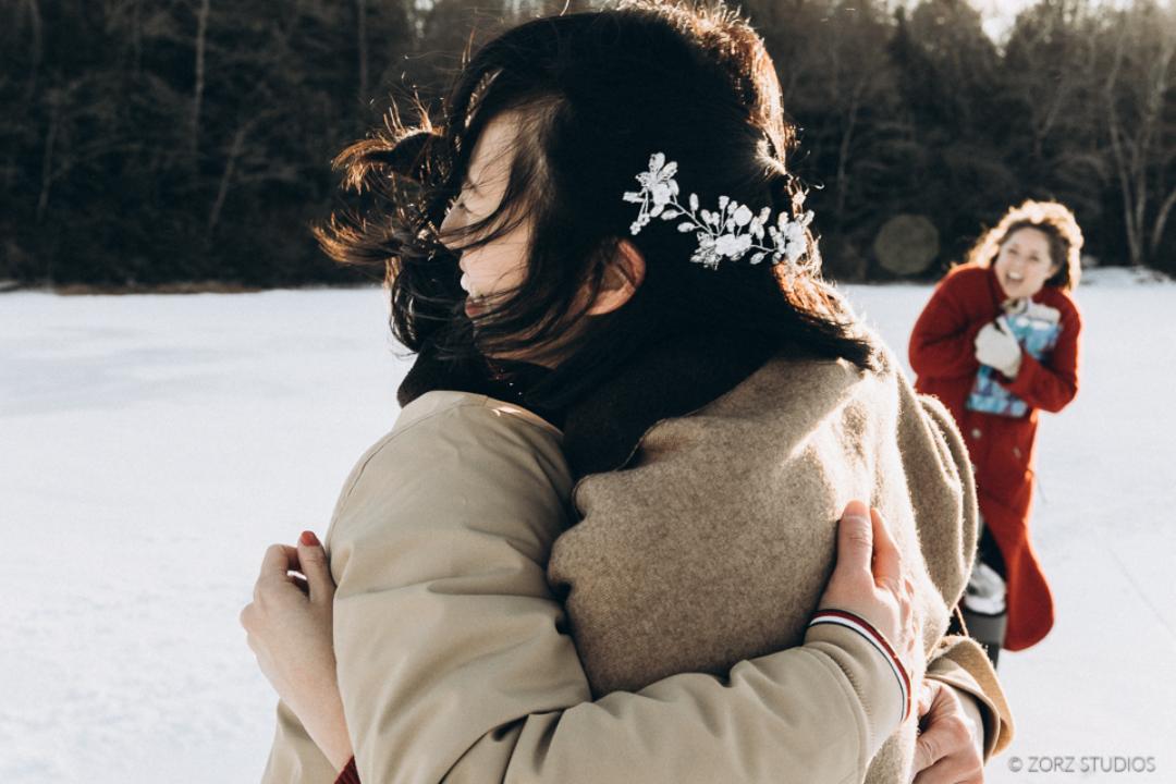 outdoor winter elopement Broadly Entertaining6 alternative wedding ideas from Offbeat Wed (formerly Offbeat Bride)