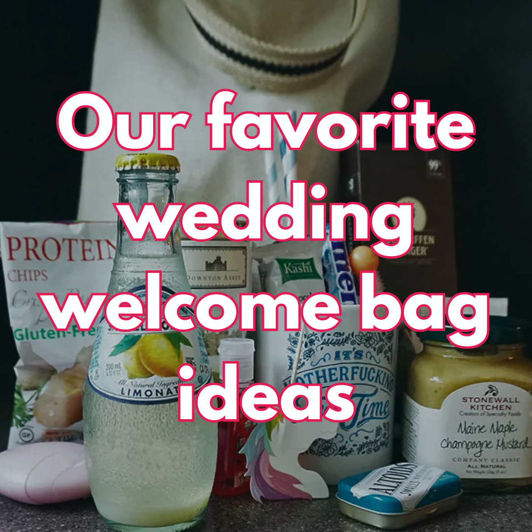 7 unique wedding welcome bag ideas