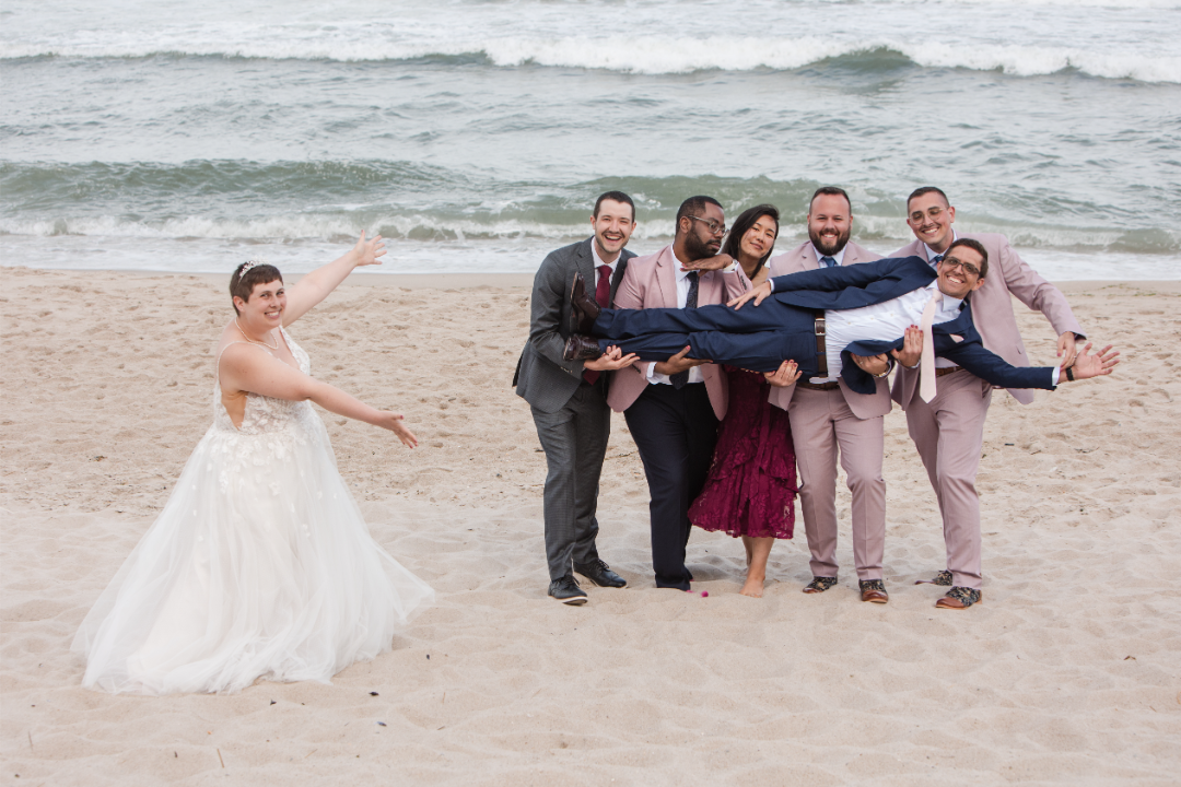 Rainy Seaside Wedding Bess and Eric 18