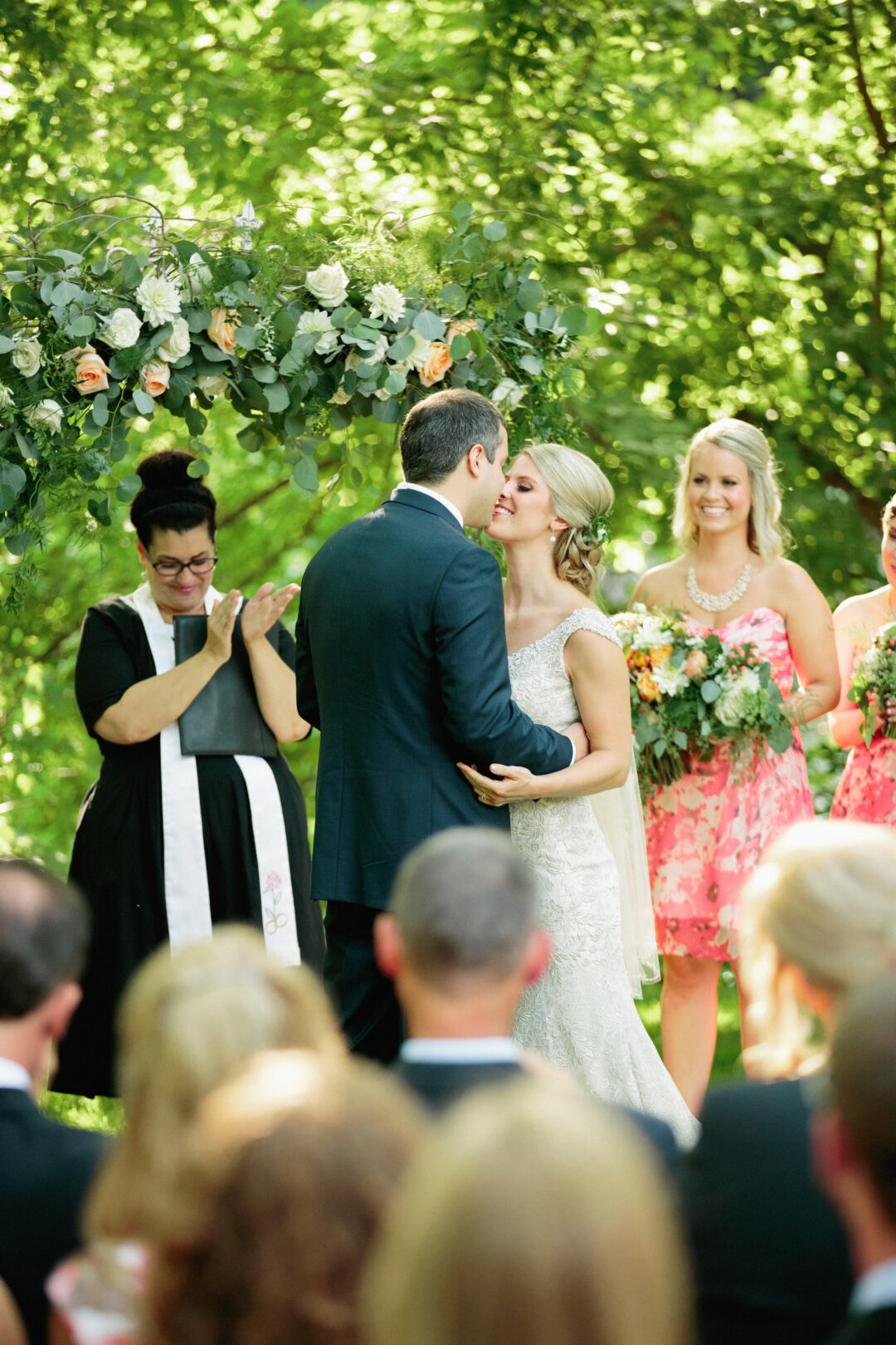 courtney and mark kiss Copy - Officiants: The Good, The Bad, and the Photobombs Photo from I Do For All – Reenie Panzini