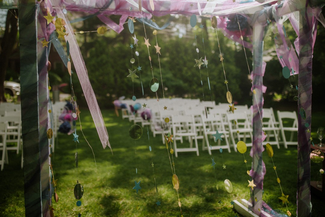 space astrology themed wedding 19
