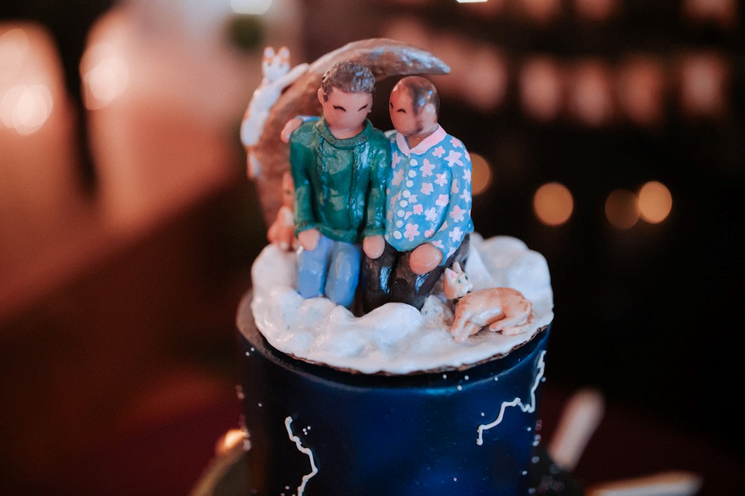 space astrology themed wedding 23
