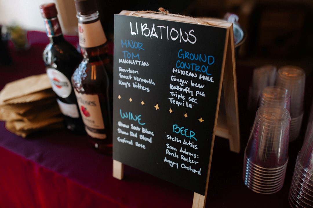 space astrology themed wedding 27