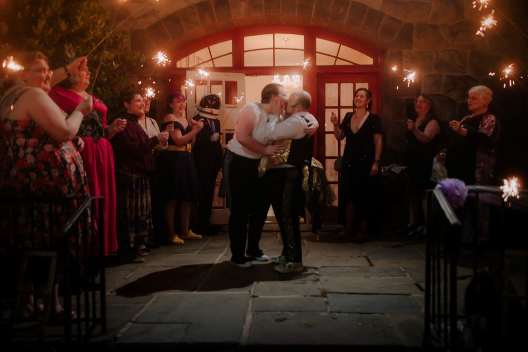 space astrology themed wedding 48
