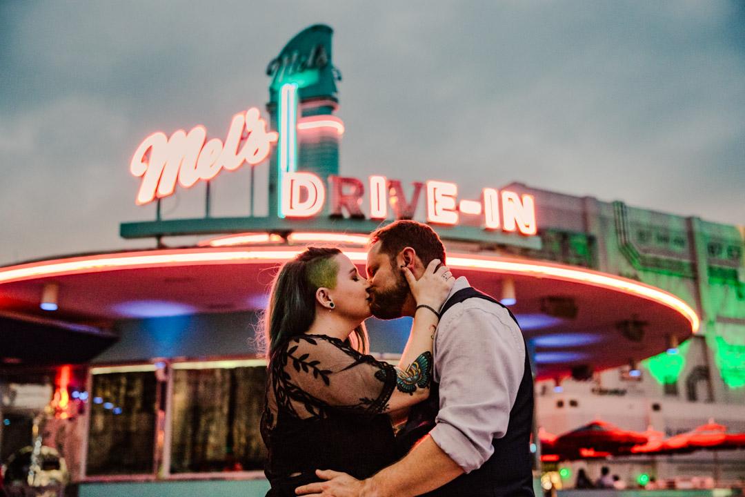 Halloween Horror Nights engagement shoot Koontz Photography 