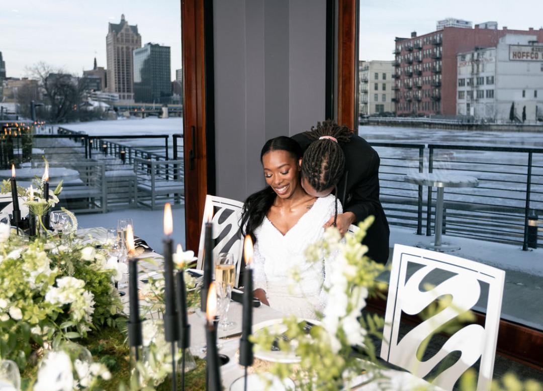 black and white rehearsal dinner Veronica Rose Planning19 - This black and white wedding rehearsal dinner inspo went hard black and white rehearsal dinner Veronica Rose Planning19