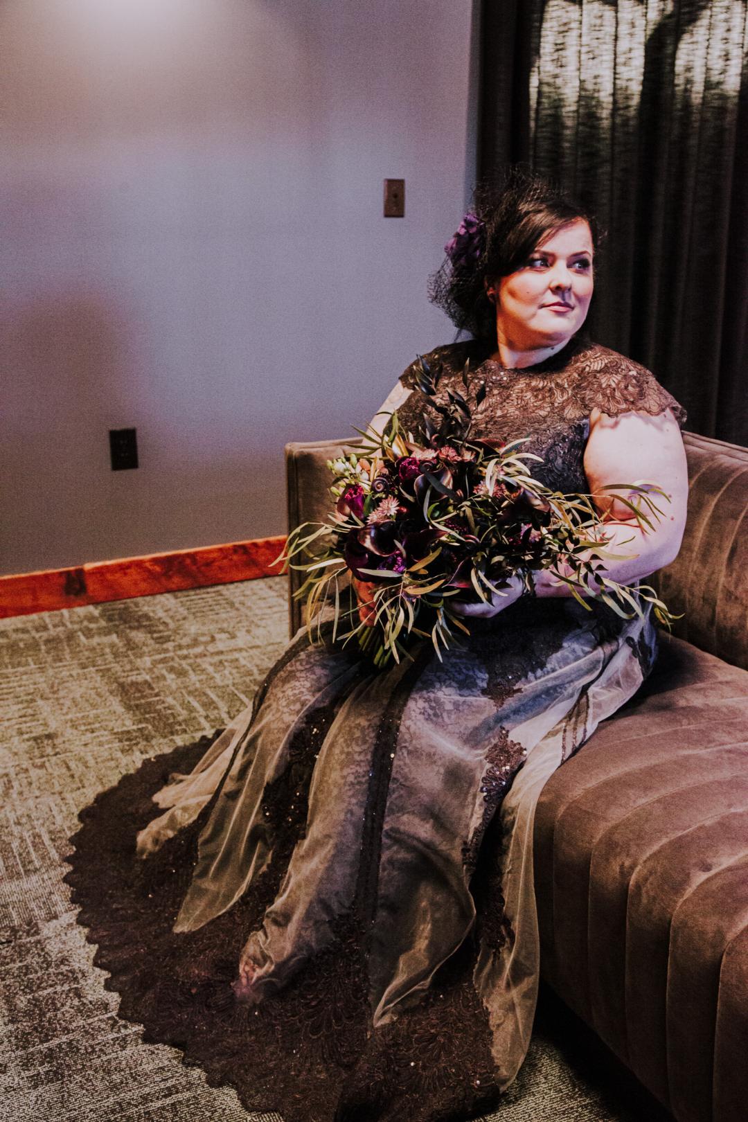 dark gothic wedding Mel White Photography7