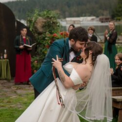 Queer Woodland Dungeons and Dragons Camping Trip Wedding on Offbeat Wed 22