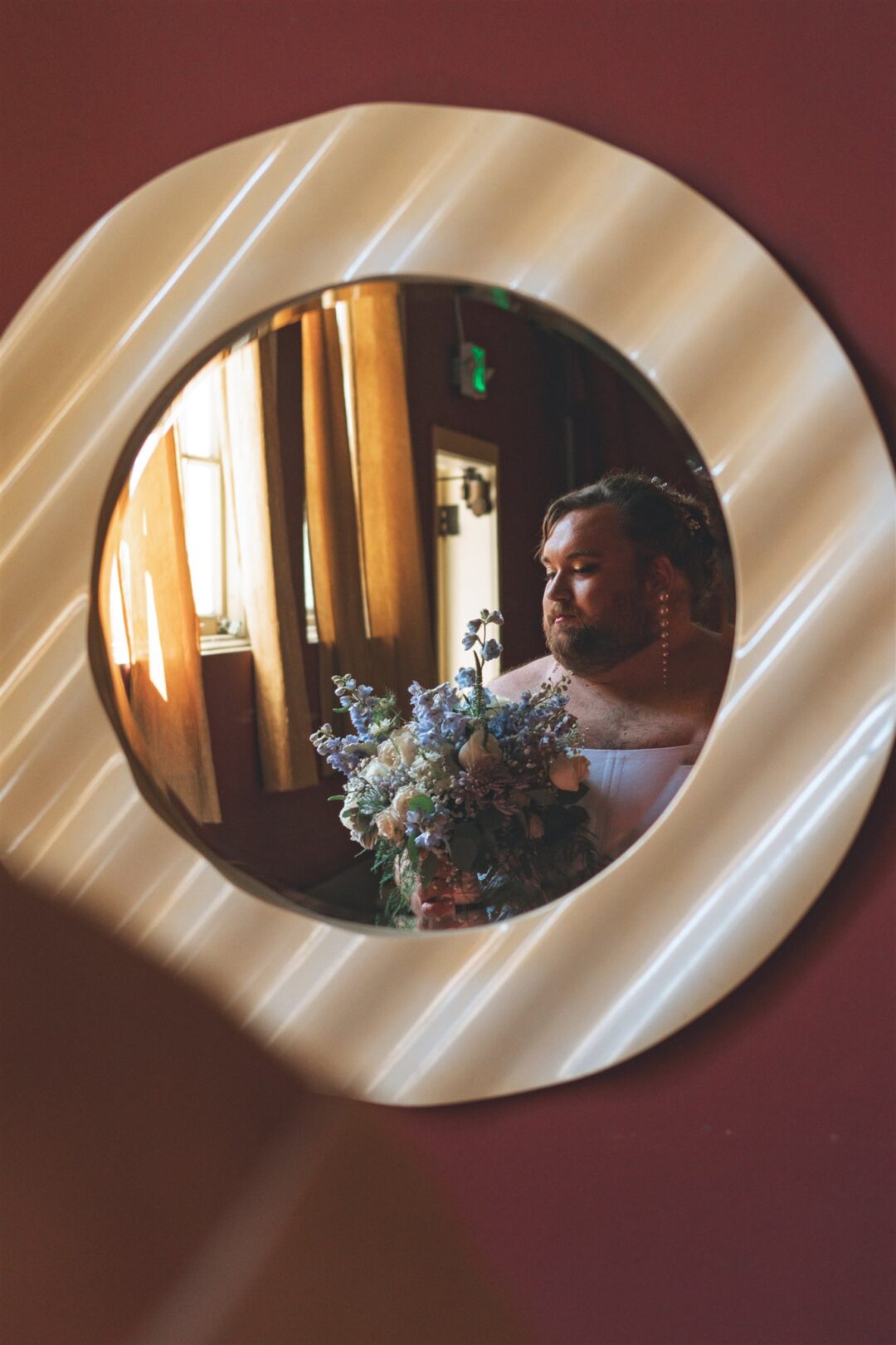 Big fat gender non conforming bridal representation on Offbeat Wed 11