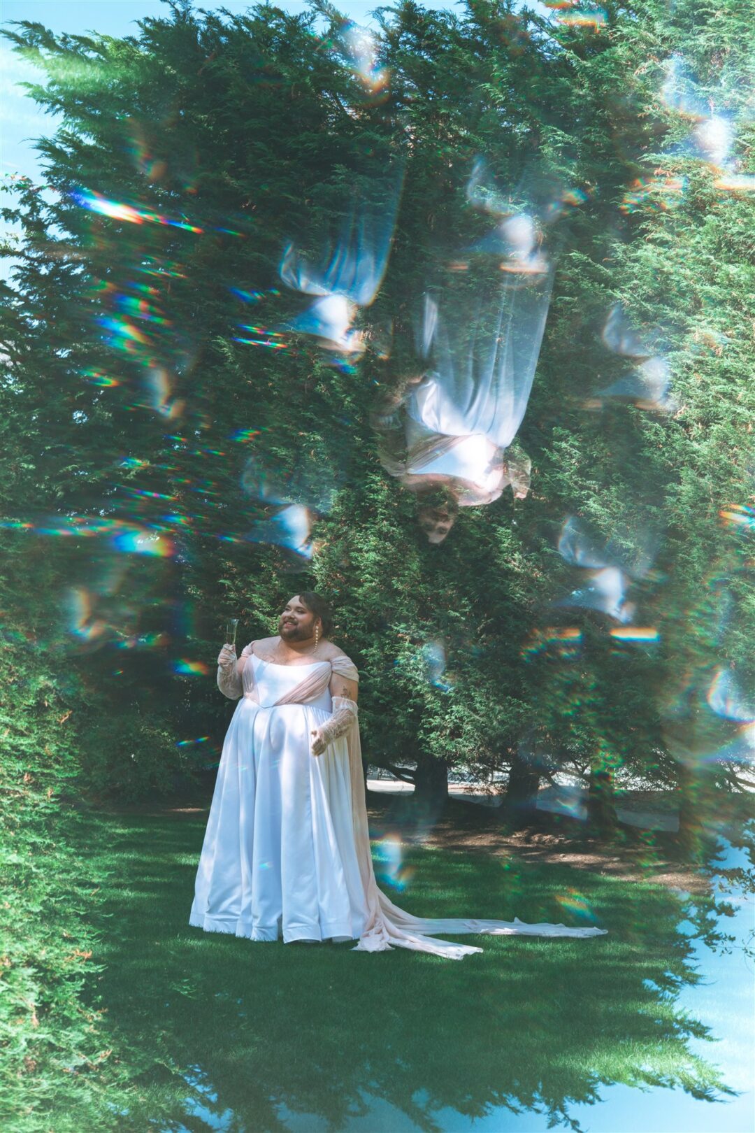 Big fat gender non conforming bridal representation on Offbeat Wed 24