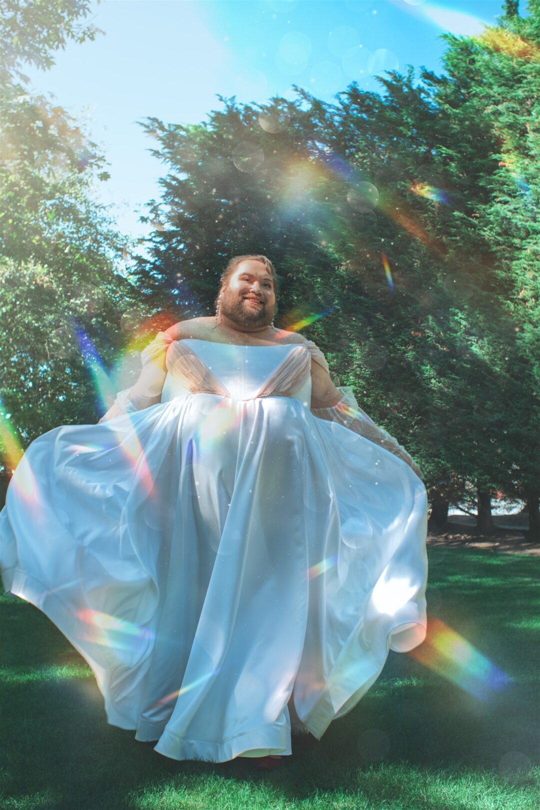 Big fat gender non conforming bridal representation on Offbeat Wed 25