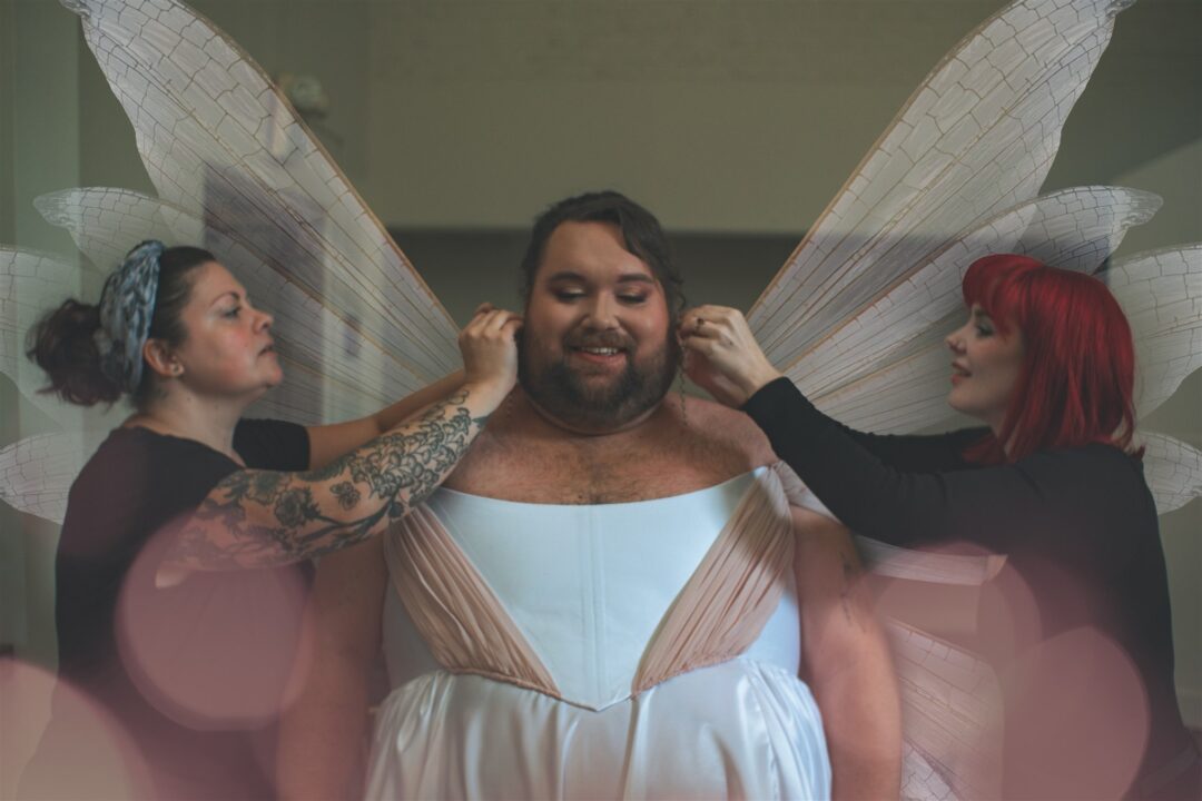 Big fat gender non conforming bridal representation on Offbeat Wed 6