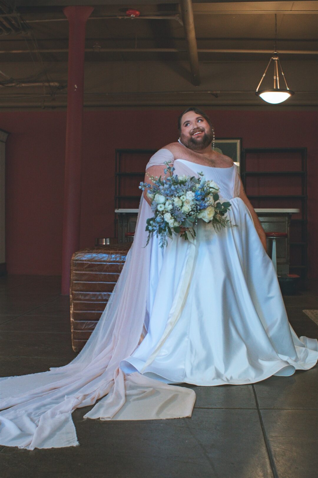 Big fat gender non conforming bridal representation on Offbeat Wed 9