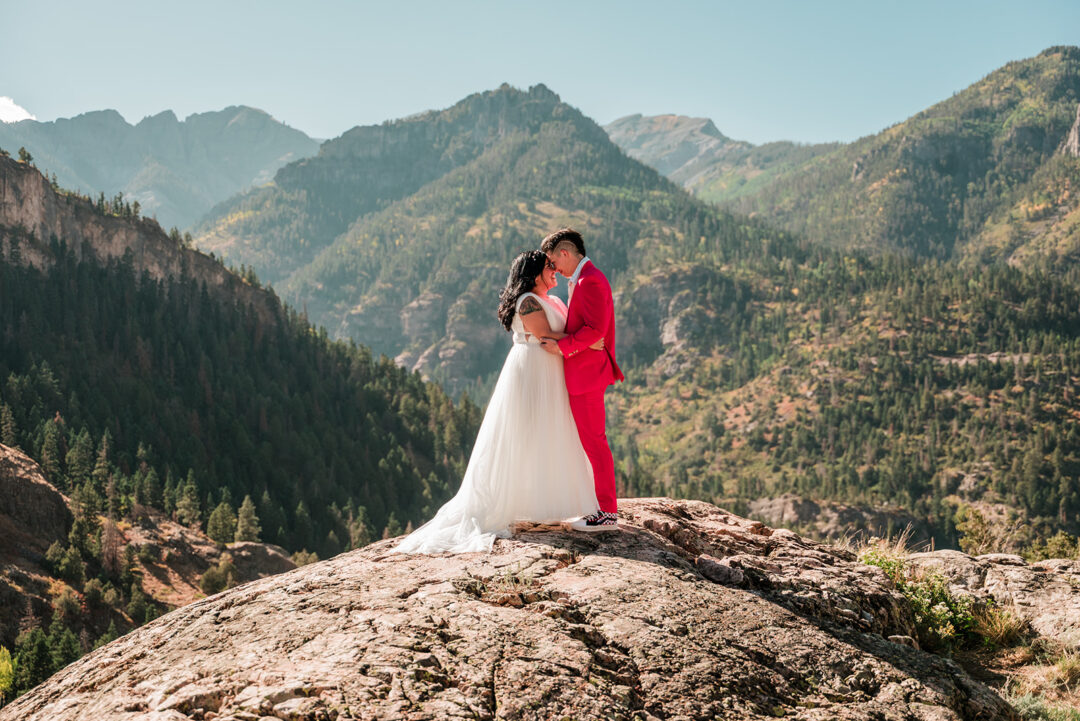 Queer colorado elopement on Offbeat Wed 14