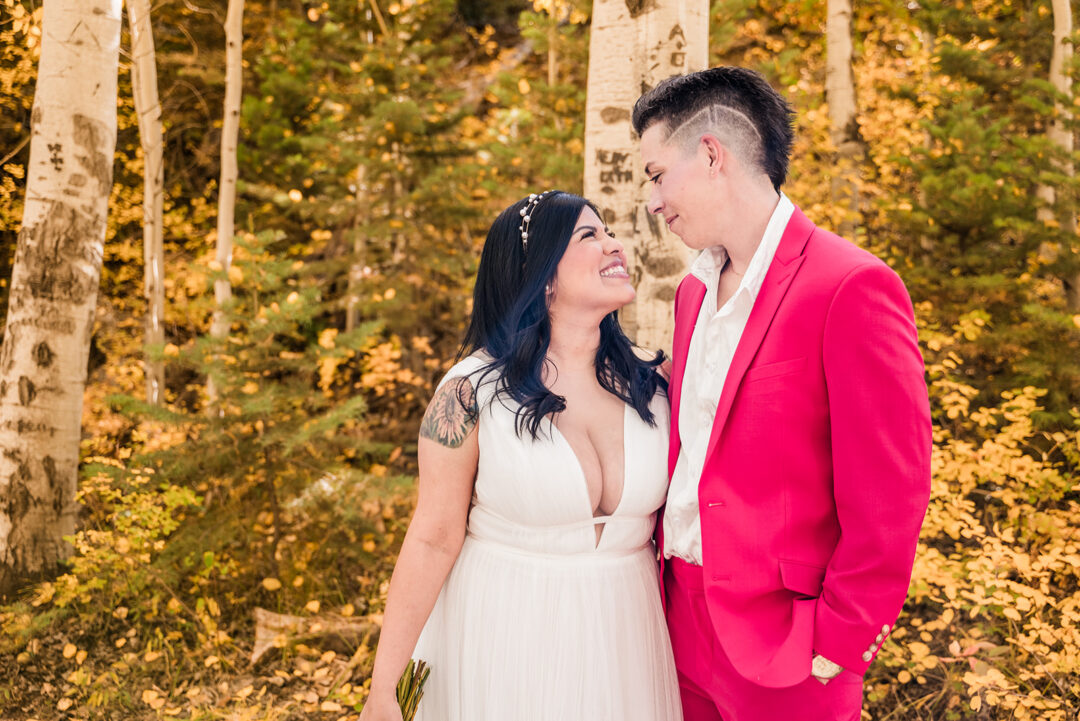 Queer colorado elopement on Offbeat Wed 20