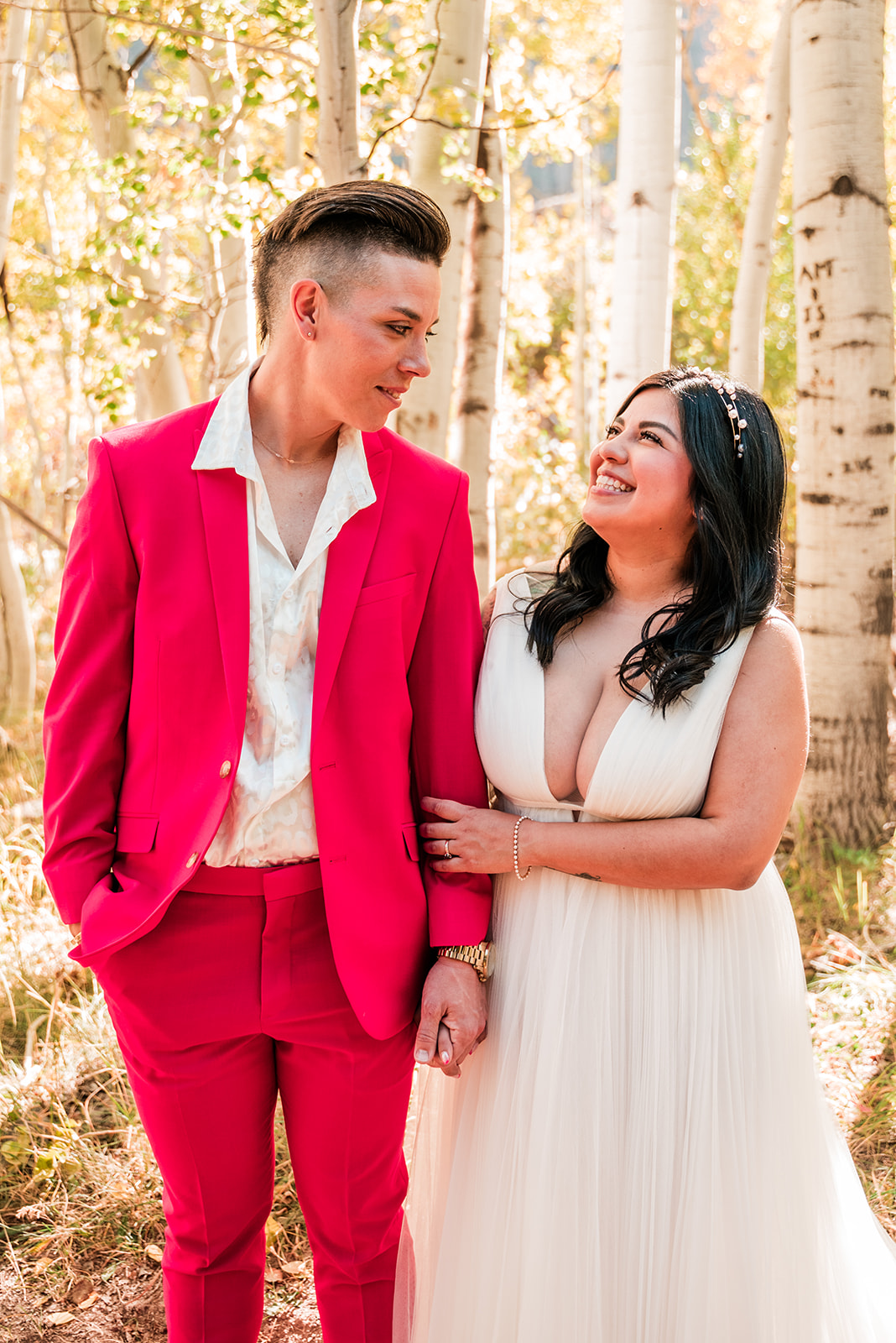 Queer colorado elopement on Offbeat Wed 21