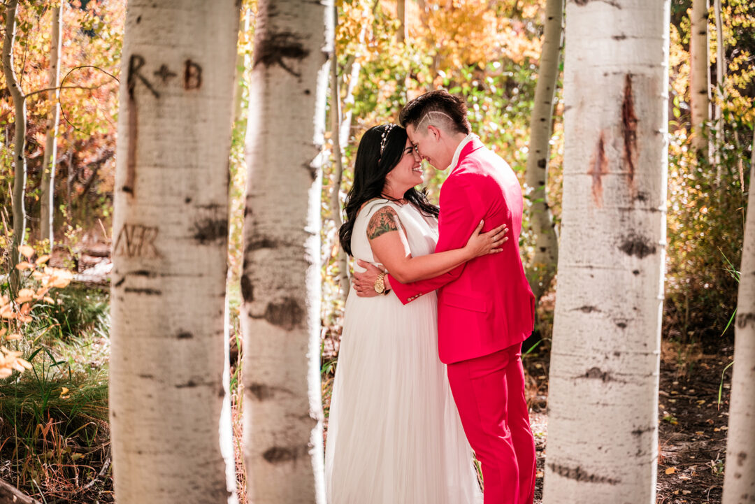 Queer colorado elopement on Offbeat Wed 23