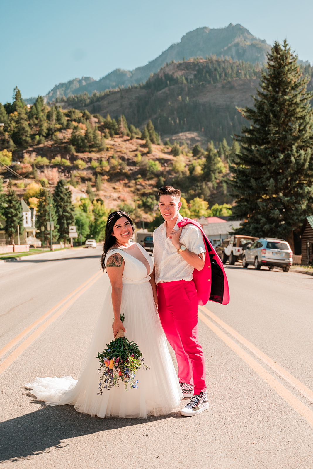 Queer colorado elopement on Offbeat Wed 25
