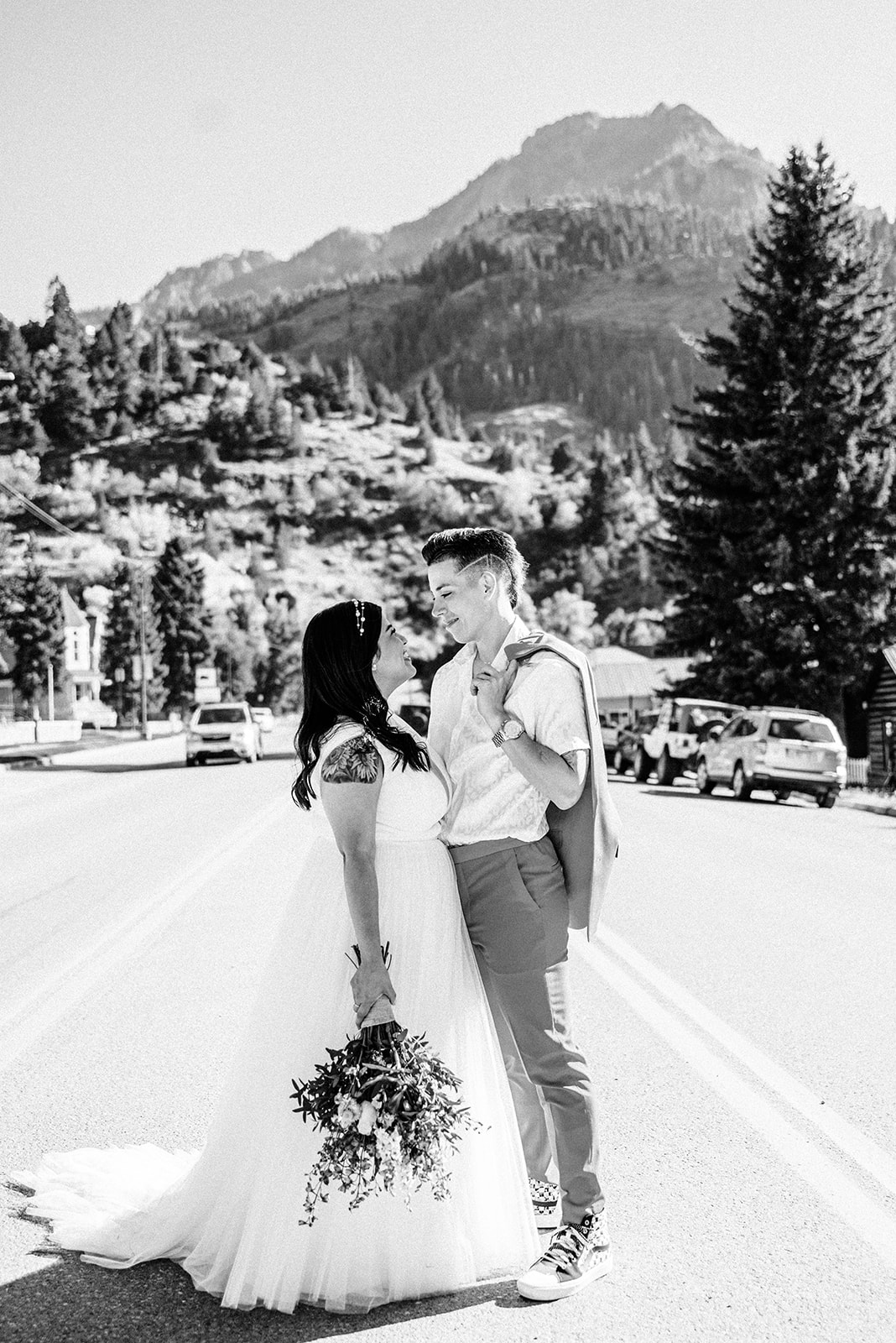 Queer colorado elopement on Offbeat Wed 26