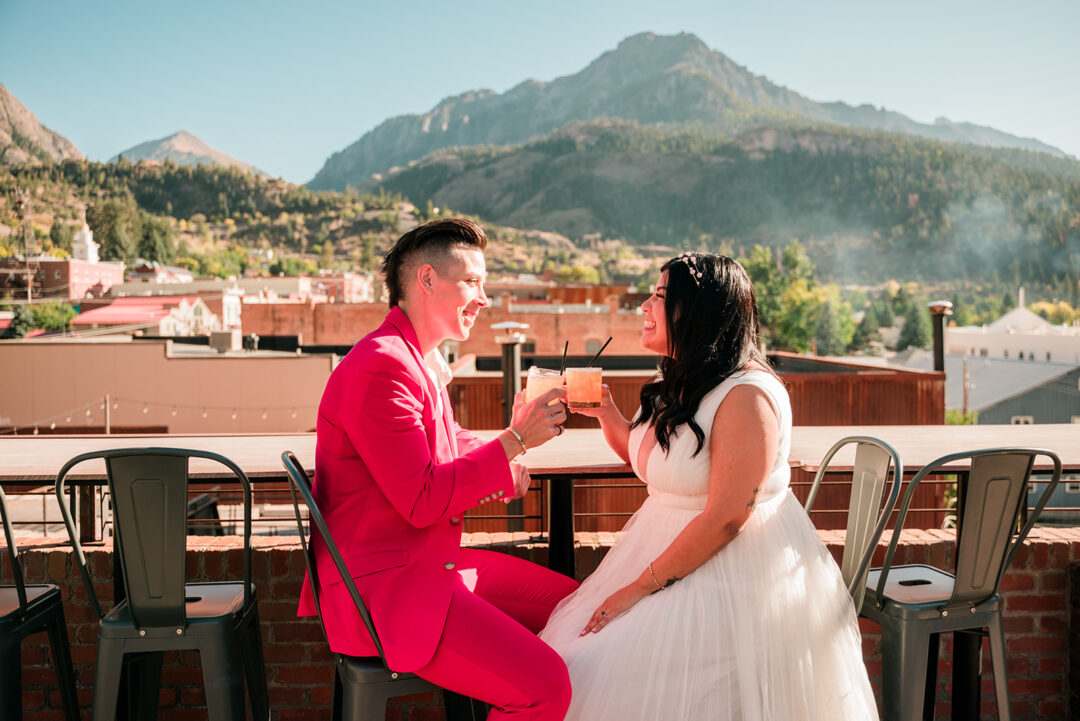 Queer colorado elopement on Offbeat Wed 28