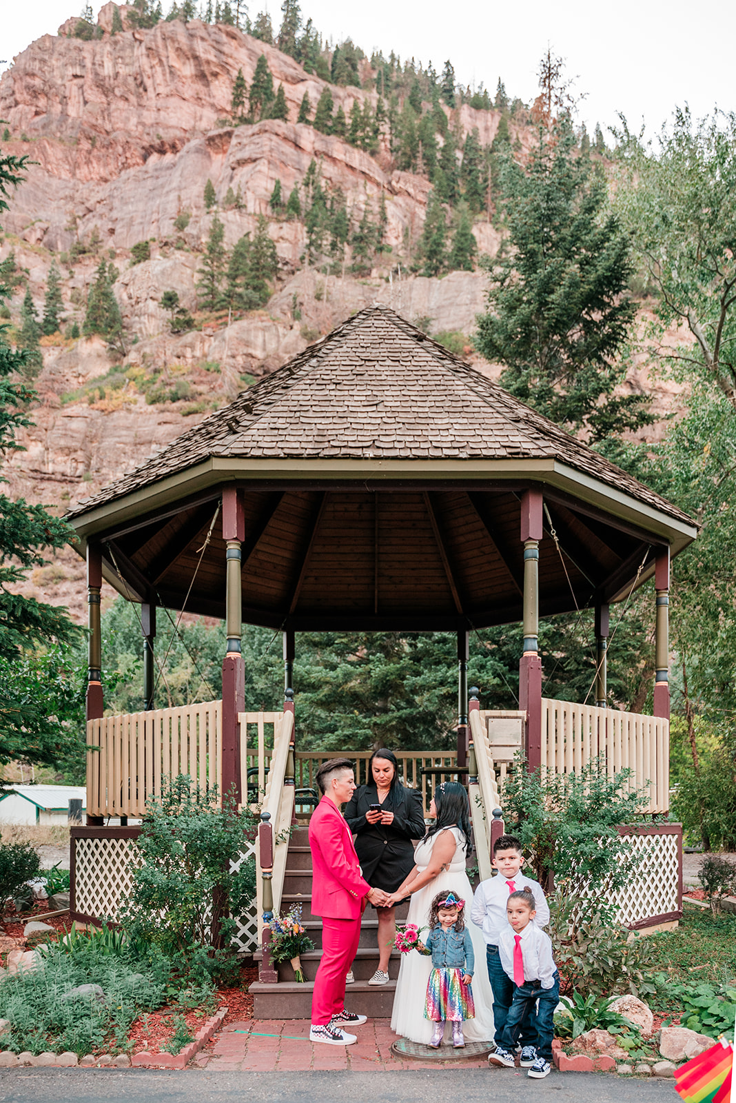 Queer colorado elopement on Offbeat Wed 35