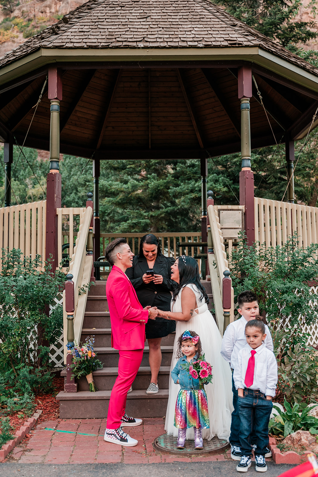 Queer colorado elopement on Offbeat Wed 36