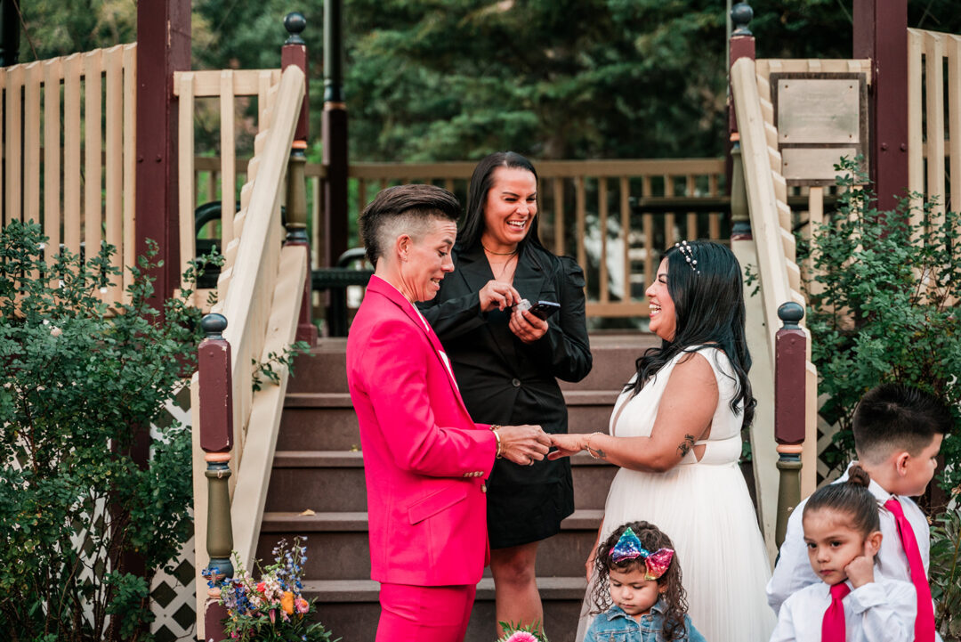 Queer colorado elopement on Offbeat Wed 37