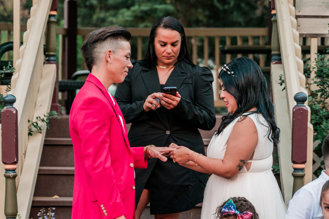 Queer colorado elopement on Offbeat Wed 38