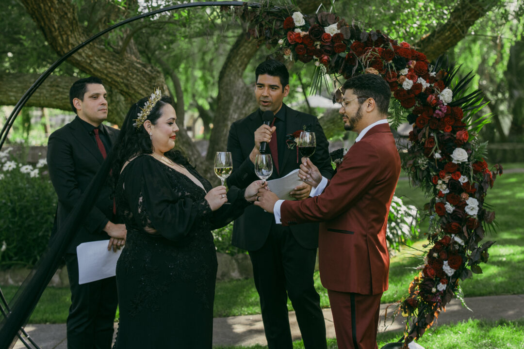 goth winery wedding 28 - Bold bilingual goth winery wedding with Mariachi flair goth winery wedding 28