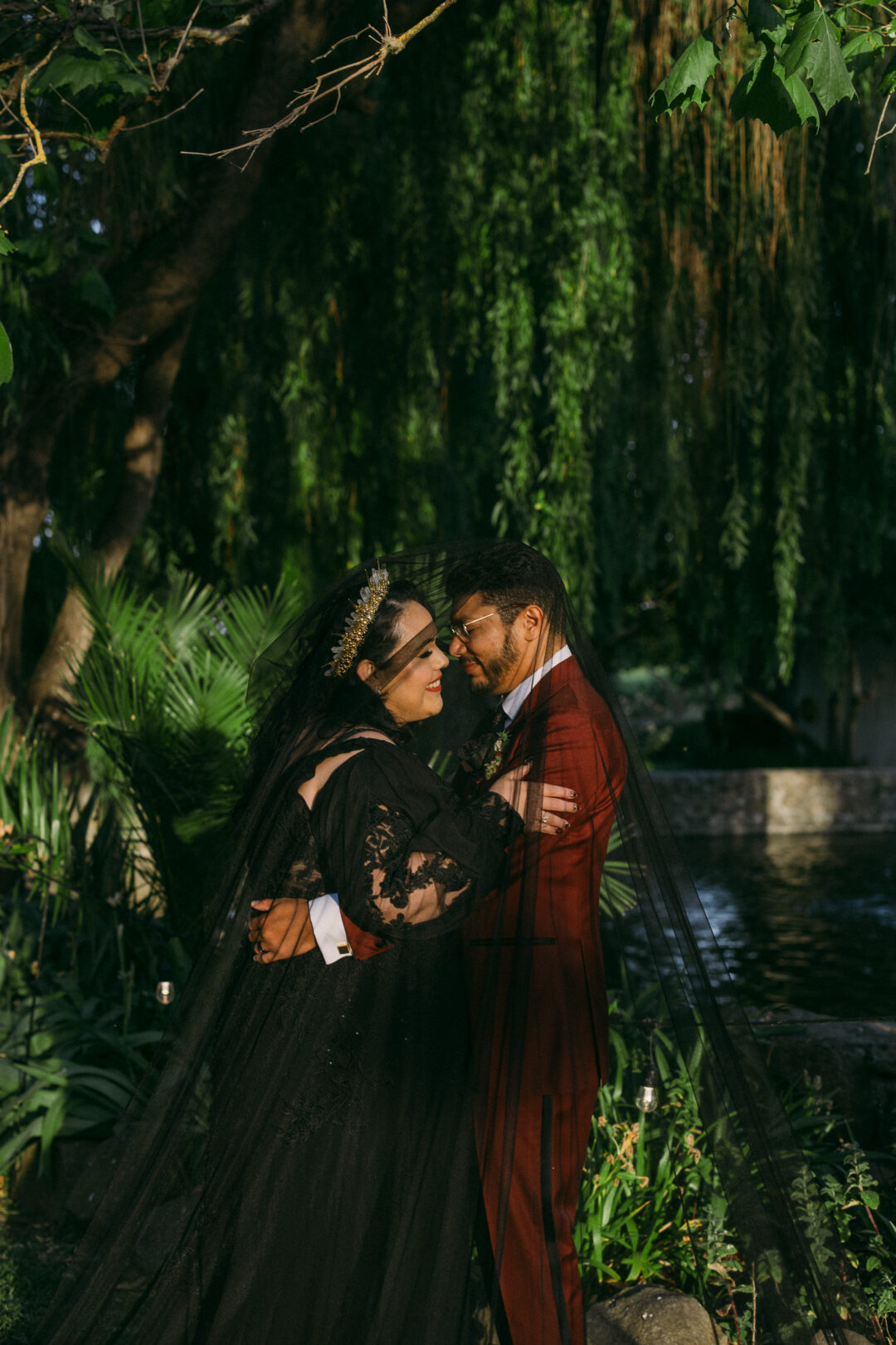 goth winery wedding 41 - Bold bilingual goth winery wedding with Mariachi flair goth winery wedding 41
