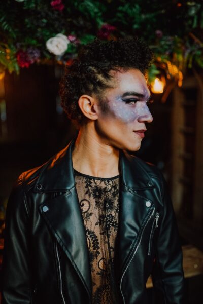 Gender nonconforming wedding fashion mythological wedding on Offbeat Wed 45 - Quoted and crushing it: How to turn a media mention into a marketing megaphone Gender nonconforming wedding fashion mythological wedding on Offbeat Wed 45