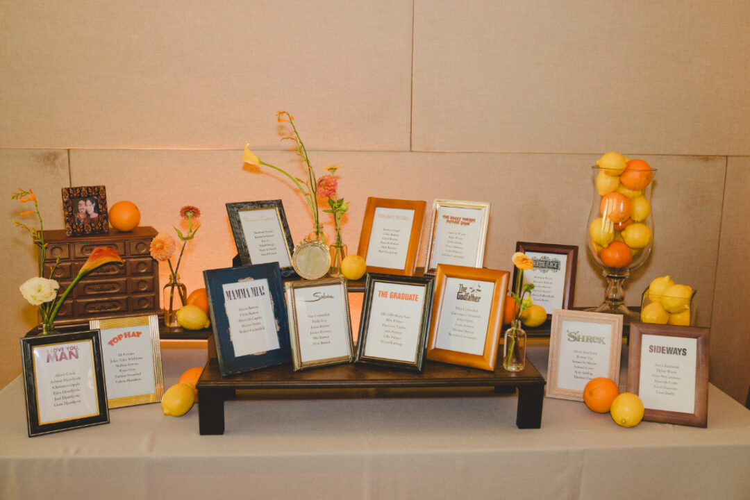 citrus wedding theme 17