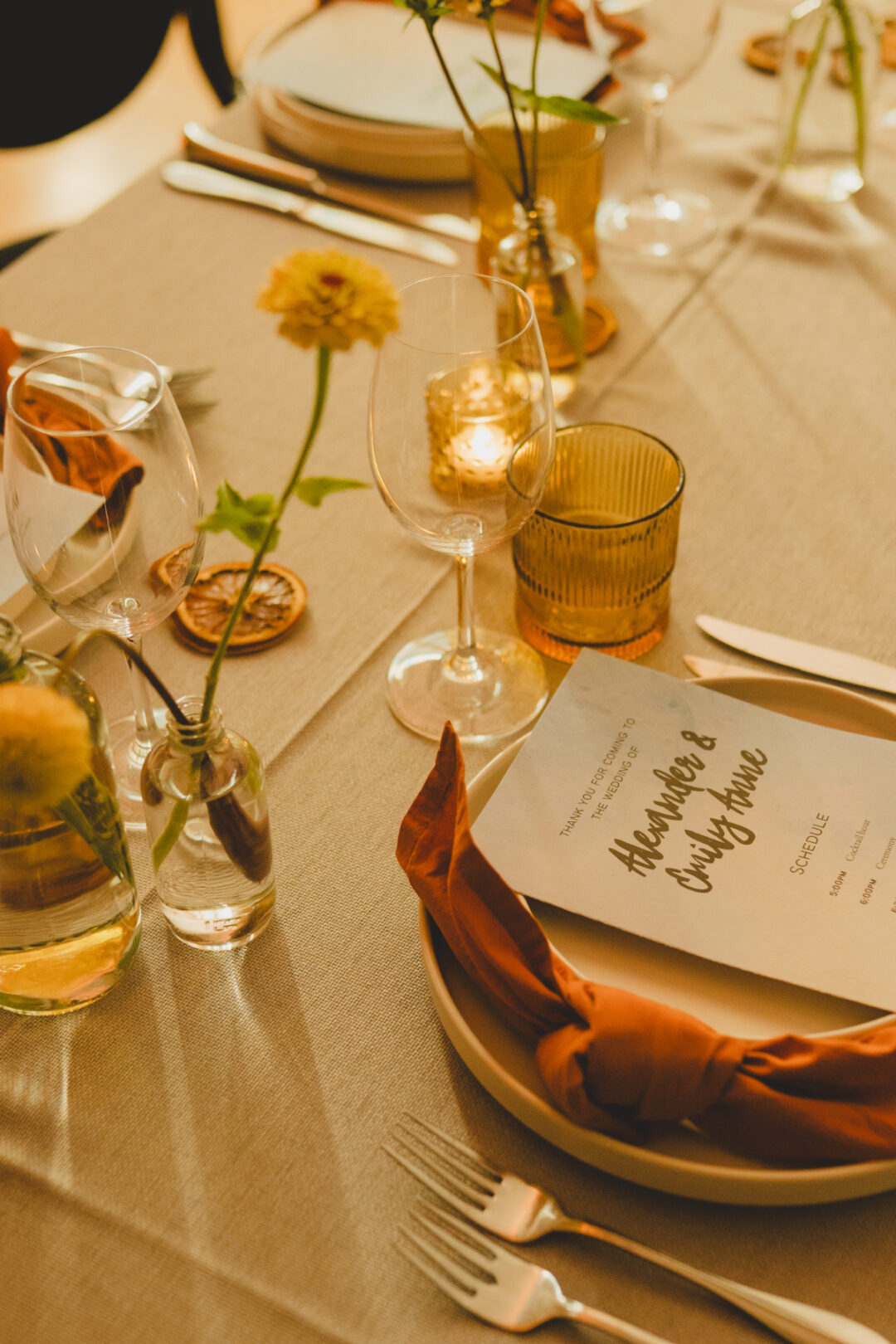 citrus wedding theme 19