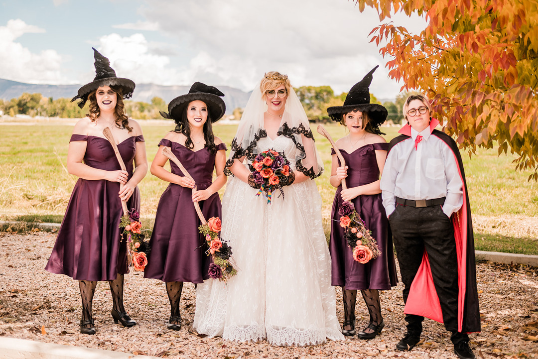 halloween costume wedding on offbeat wed 27