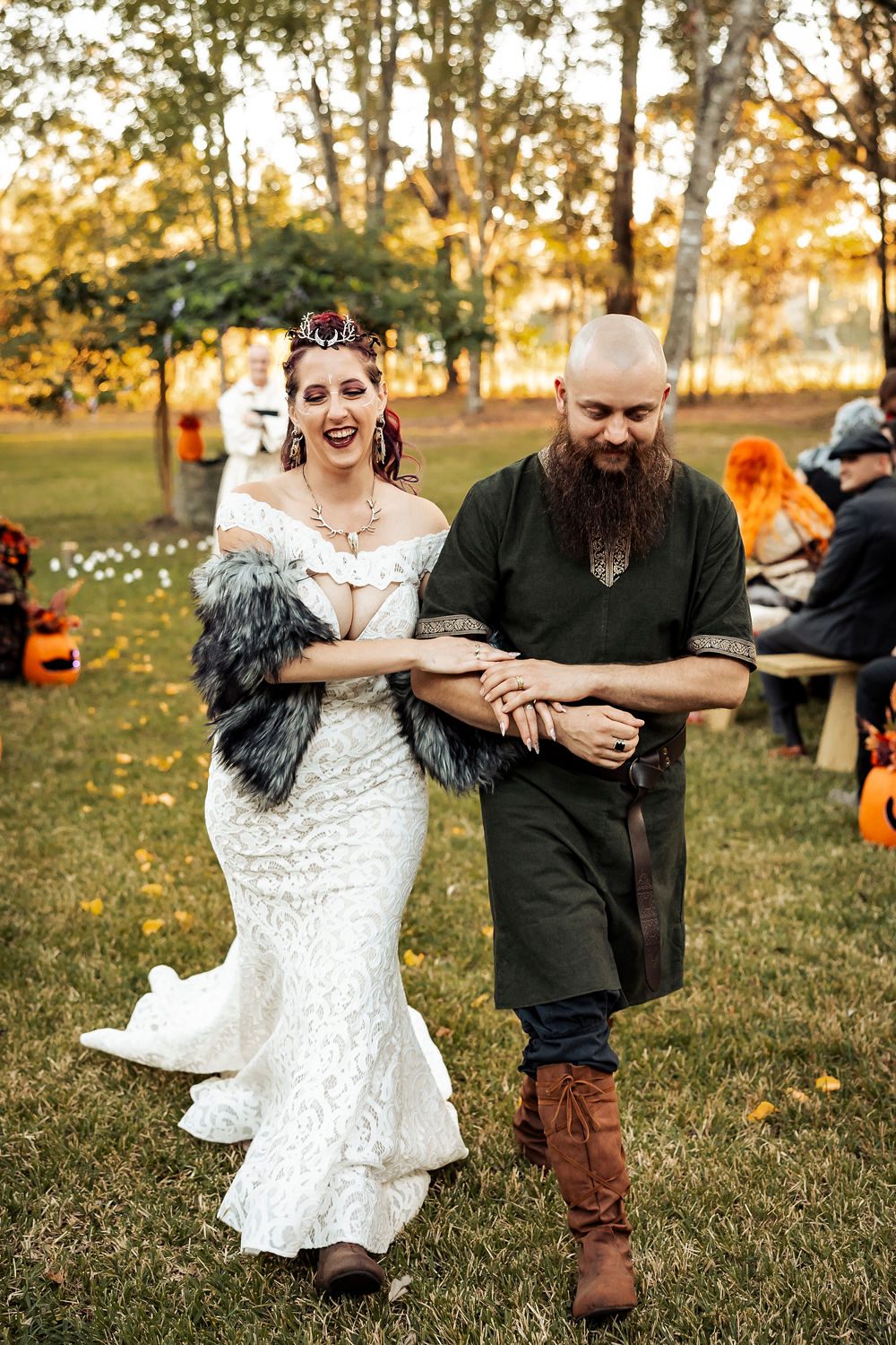 Pagan Halloween Viking Wedding on Offbeat Wed 36